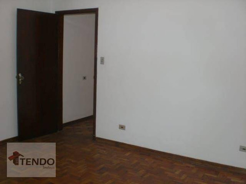 Imagem 1 de 23 de Imob01 - Sobrado 160 M² - Alugar - 3 Dormitórios - Centro - Santo André/sp - So0772