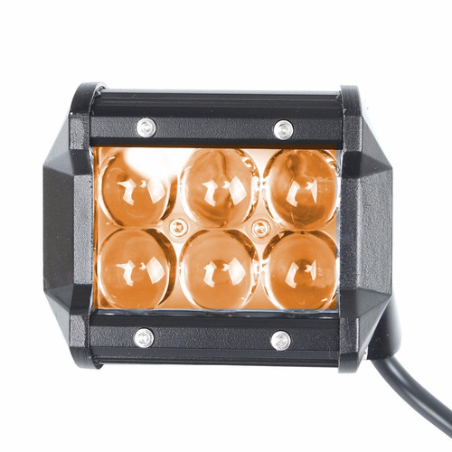 Faro Led Cree  Ambar 4d 18w Spot Ojo De Pez Amarillo Neblina