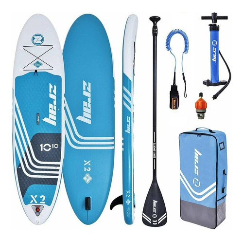 Tabla Sup Stand Up Paddle Rider Deluxe X2 Zray Inflable New Color Celeste