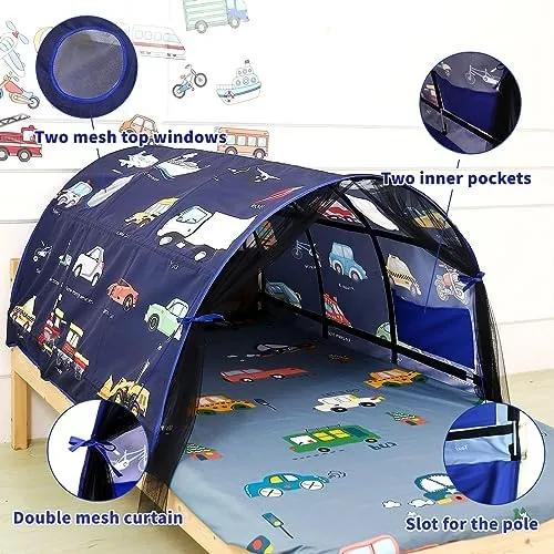 Crawlbo Tienda De Campaña Para Niños Camas Gemelas - Cars Wo