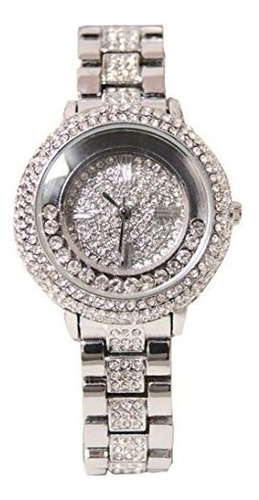 Reloj De Ra - Lady Diamond Dress Watch Stainless Steel Full 