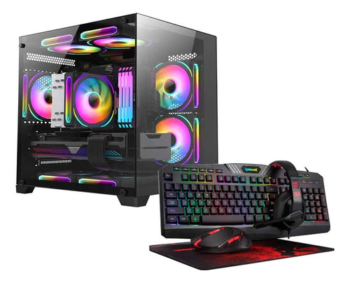 Kit Pc Gamer Ryzen 5 5500 Ssd 1tb Ram 32gb Rtx 3050 Con Wifi