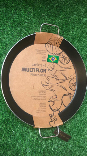 Paellera Profesional Antiadherente Multiflon 46 Cm 78v