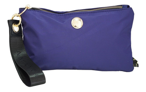 Imagen 5 de 10 de Cartera Clutch Mujer Amayra Dama Estampado Correa
