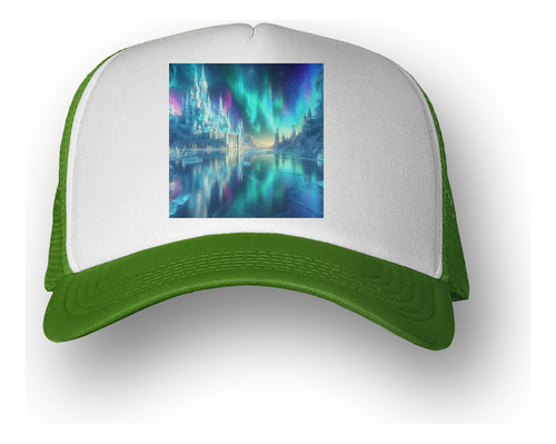 Gorra  Castillos De Cristal Aurora Boreal Hielo