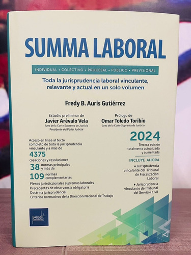 Summa   Laboral   2024   Tapa  Dura. Original 