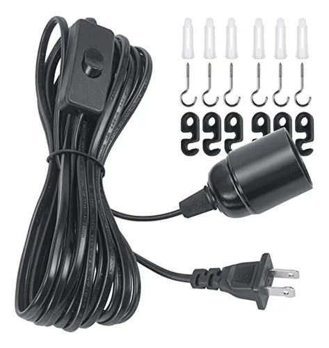 Cable Extensin Lmpara Colgante Dicuno, Interruptor En Lnea,