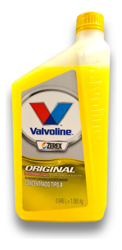 Liquido Refrigerante Amarillo Original Valvoline Zerex 1l