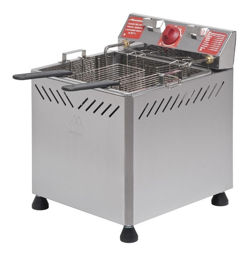 Fritadeira industrial Marchesoni FT.2.26 25L prata 110V