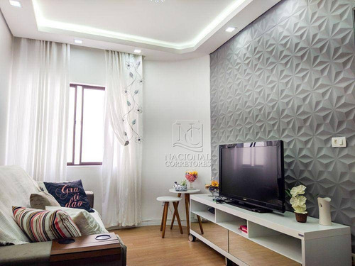 Imagem 21 de 30 de Apartamento Com 3 Dormitórios À Venda, 130 M² Por R$ 380.000 - Vila Scarpelli - Santo André/sp - Ap9878