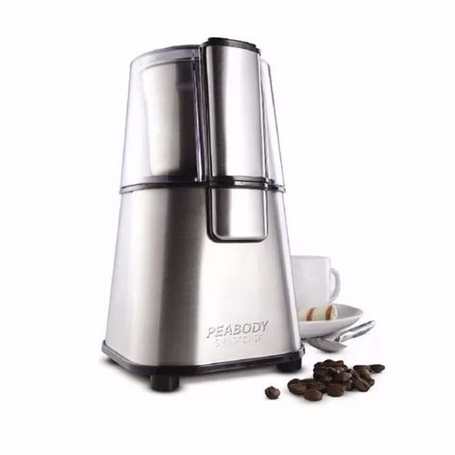 Molinillo De Cafe Y Semillas Peabody Pe-mc9100 Inox 220w P1 Color Gris