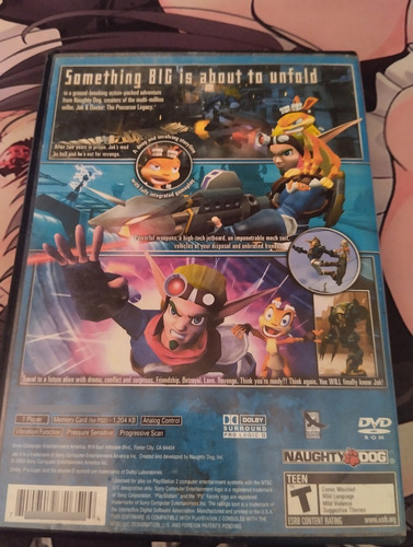 Jak 2 Juego Original Para Ps2 (Usado)