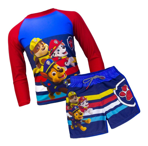 Conjunto Playero De La Patrulla Canina Amigos