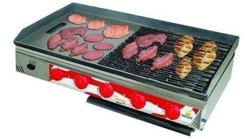 Chapa Mista Charbroiler 100cm Progás Prcb210 A Gás Varimaq