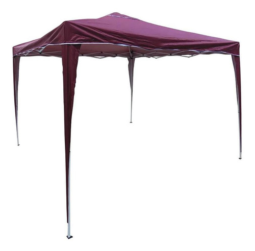 Tenda Importway Gazebo Articulado Bordo 3,00m - Iwgza-3bo Cor Bordô