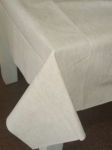 Mantel Textil Impermeable Pack 2.80 X 2.20 + 2.20 X 2.00 Lino