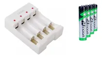 Comprar Cargador Pilas Recargables Aa Aaa + 4 Pilas Noga Aaa 1300mah
