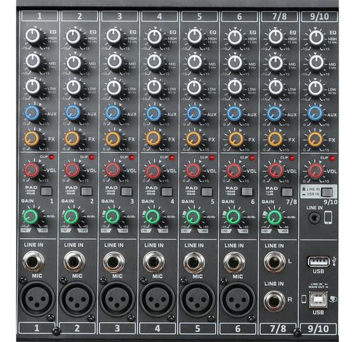 Amw Tank 10 Mesa De Som Amplificada Usb Efx Hi End Canais !