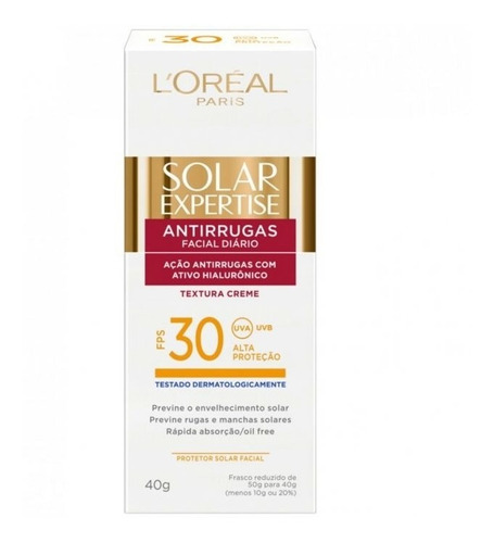 Protector Solar Antiarrugas Loreal Solar Expertise Fps 30