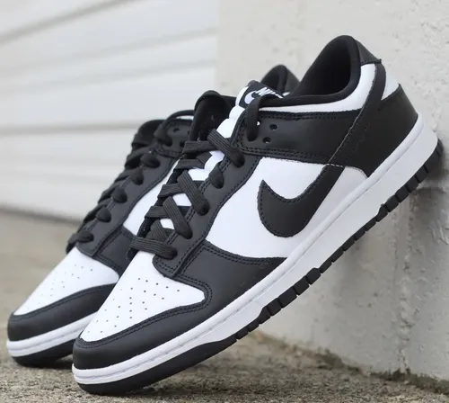 Tênis Nike Dunk Low Retro Panda Preto E Branco Usado (novo