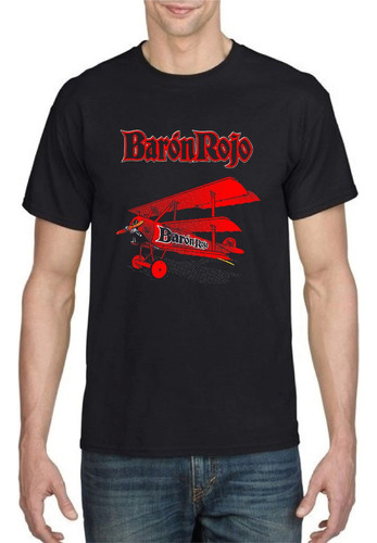 Polera Baron Rojo Banda Heavy Metal Hard Rock Niños Adultos