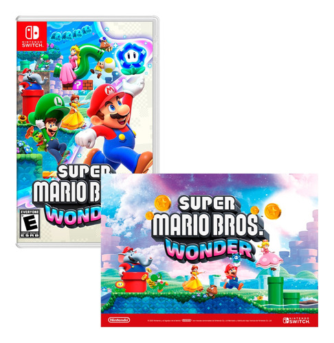 Super Mario Bros Wonder + Poster Nintendo Switch
