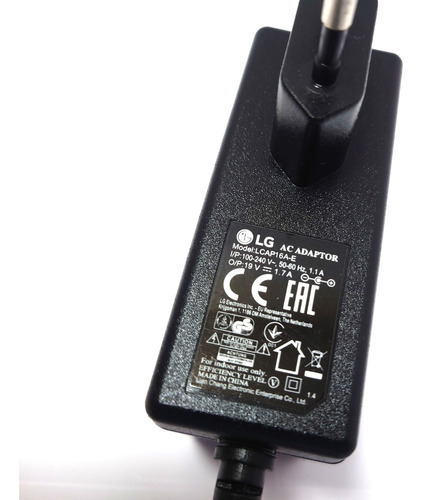 Adaptador Corriente Fuente LG Original 19v 1.7a Monitor LG 