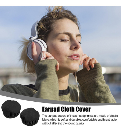Fundas Para Almohadillas Para Auriculares Fundas De Tela Par