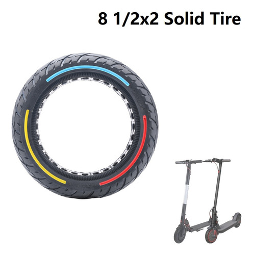 Neumático De Goma Maciza De 8.5 Pulgadas For M365/pro/pro 2