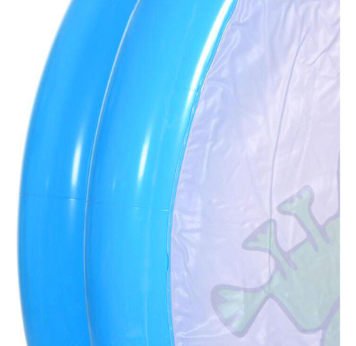 Piscina Inflable Redonda Para Niños, Bañera De Azul Claro