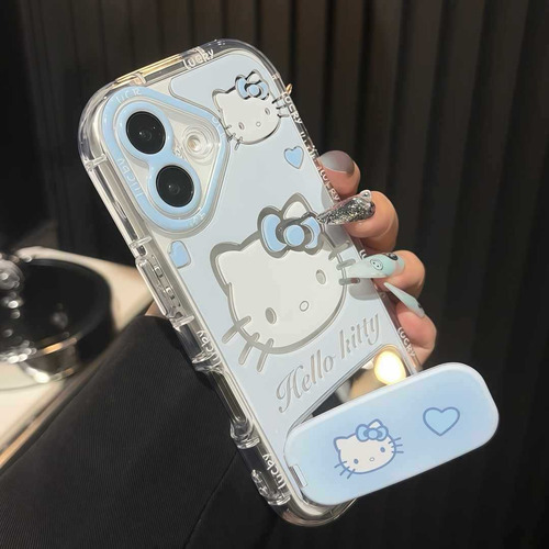 Fundas Para iPhone, Estilo Coreano 16, Bonito Espejo De Hello Kitty 15