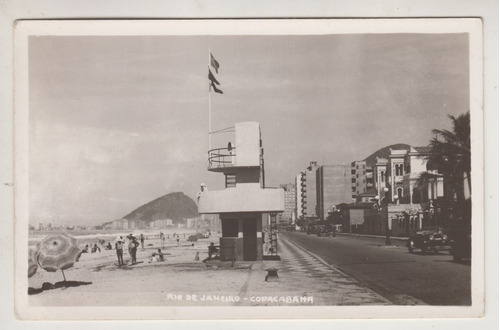 Antigua Postal Wessel Rio Janeiro Garita Rambla Copacabana 