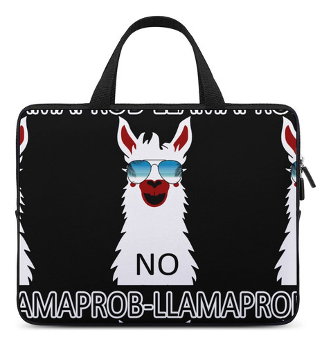 No Prob Llama Laptop Tote Bag Maletin Computadora Bolso Para