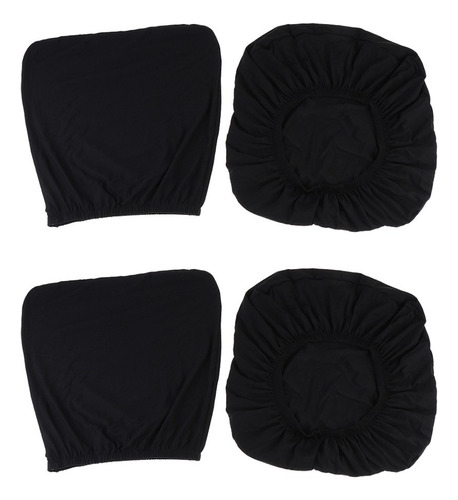 2sets / 4pcs Cubierta De Silla De Oficina De Ordenador -