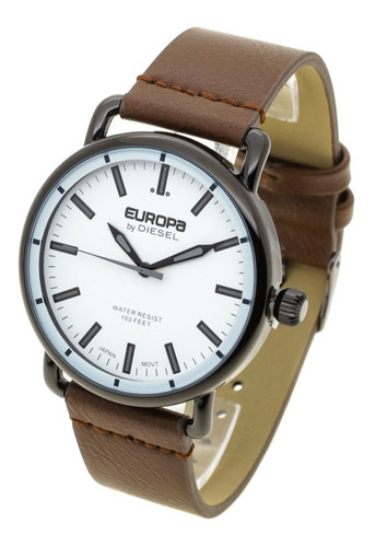 Reloj Europa By Diesel Hombre 4003 - Cuero Acero Wr30