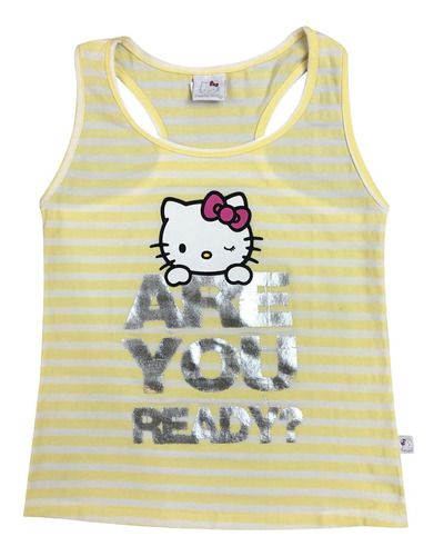 Polera Niña Algodón Estampado Hello Kitty S118107-08