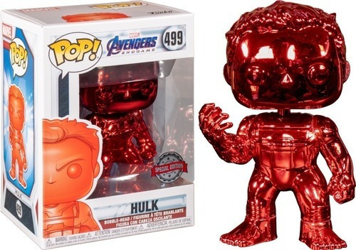 Funko Pop! Hulk Endgame N° 499 / Cromado Rojo