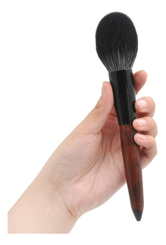 Brochas De Maquillaje C B419, 12 Unidades, Madera De Sándalo