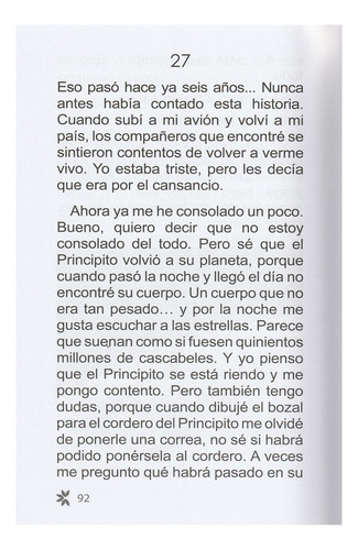 El Principito Libro Cuentos Infantiles Juveniles Escolares Antoine de Saint-Exupéry EMU