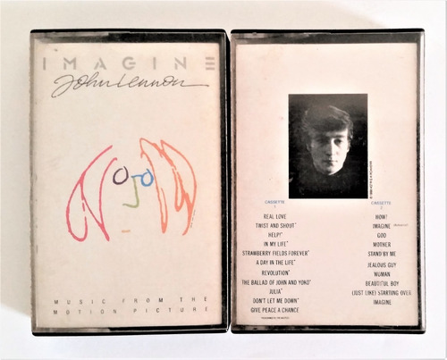 Tk0m Fita K7 John Lennon Imagine Movie Vol.1 + Vol.2