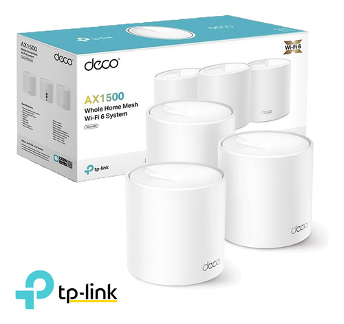 Deco X10 3 Pack Wifi 6 Tp Link Sistema Mesh Ax1500