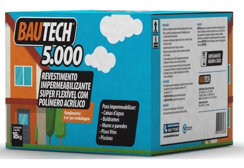 Bautech 5000 Resina Termoplastica Flexivel - Caixa 18kg