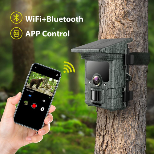 Cámara Solar Trail 4k 30fps - Wifi Bluetooth 46mp Cámara De