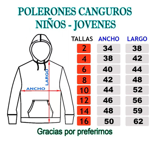 Polerón Canguro Minecraft Niños, Jóvenes