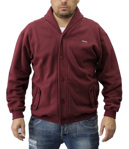 Campera Deportiva Felpa Algodon Hombre / Apache Look 02