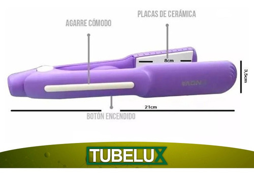 Mini Planchita De Pelo Nova Sx-8006 Portatil Viaje