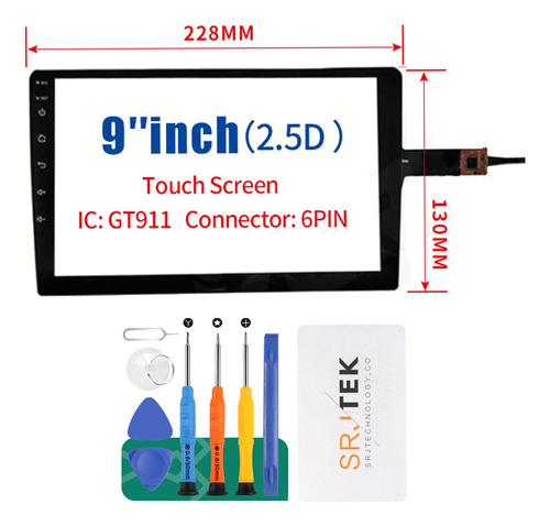 Para Hyt Reemplazo Pantalla Tactil  Tey Sensor Cristal