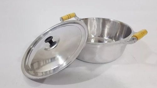 Conjunto Jogo Panelas Grande Alumínio Batido Fundido Grosso