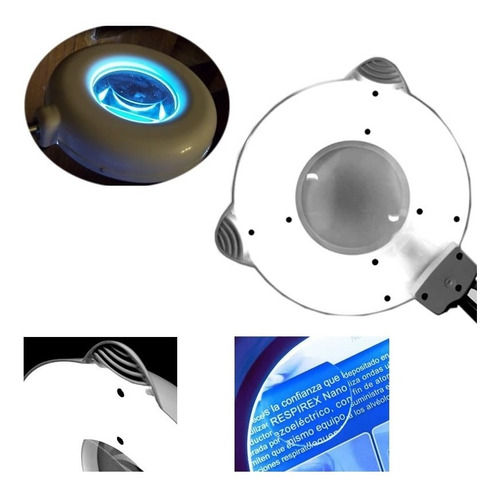 Imagen 6 de 7 de Lupa Con Luz Fria Ecam Lux Lampara + Soporte Envio Gratis!