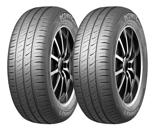 Paquete De 2 Llantas 195/55r16 Kumho Ecowing Es01 Kh27